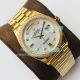 Swiss Rolex Day Date Yellow Gold White Mop Dial Diamond Watch 36MM EW Factory_th.jpg